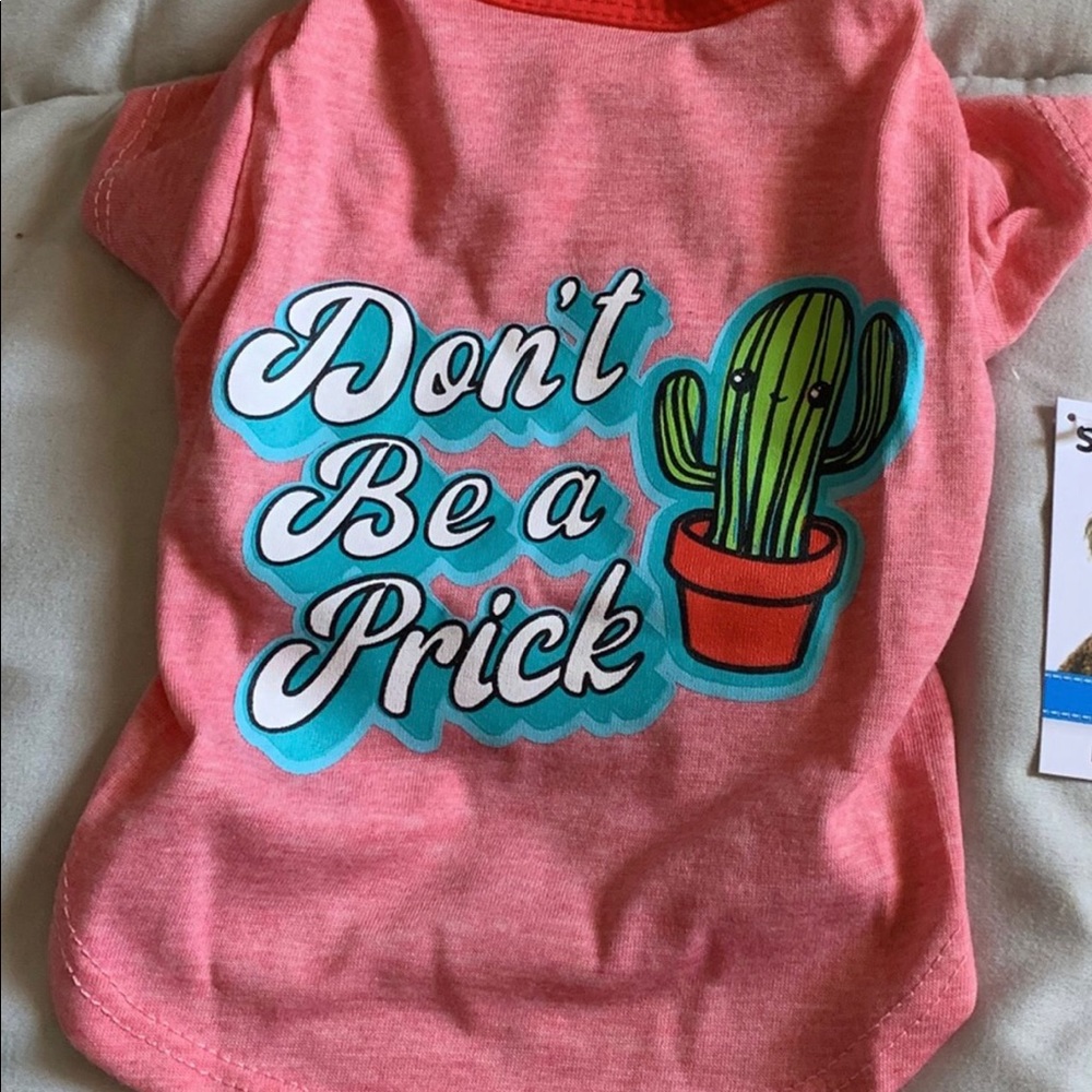 SimplyDog Cactus T-shirt NWT